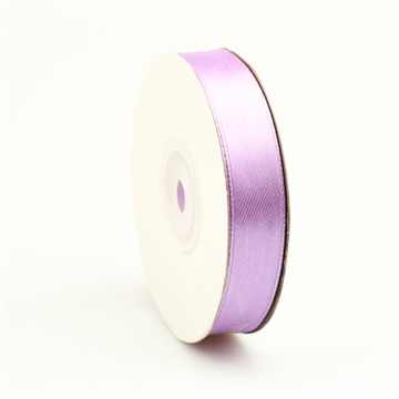 Satinbånd 15mm lilla pr rulle